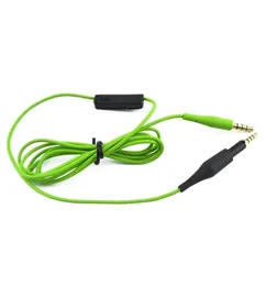 OKCSC GX1 Ersättningshörlurkabel 35mm hörlurar Ersättning Kabel Löstagbar ljudkabel med MIC Remote Control för AKG K459038843