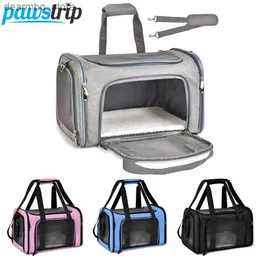 Cat Carriers Crates House Pertable Pet Do Carrier BA Foldable Do RATHPACK ATHASTER TRAIVE Airline Утверждена Транспорт BA для небольших DOS Cats L49