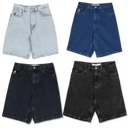 Summer Hip Hop Big Boy Remoidery Jeans Shorts Y2K Retro Cartoon Men Women Harajuku Jorts Gym Basketball Shorts Streetwear 240410