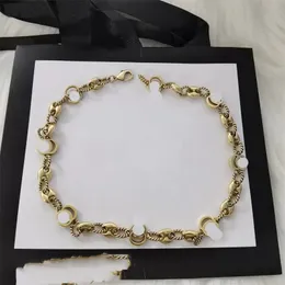 Дизайнер ожерелья для женщин простой роскошный новый модный браслет мужчины великолепные винтажные браслет -браслет и элегантность классические ювелирные изделия