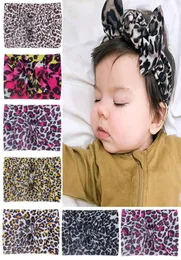 INS leopard print baby headbands bowknot girls headbands newborn headband kids head bands hair bands baby hair accessories B32652449278