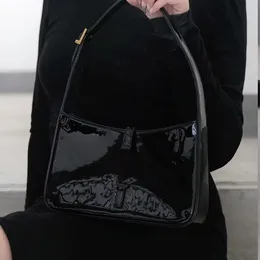Lüks tasarımcı çantaları bayan çanta koltuk altı çanta yeni parlak deri le 5 a 7 siyah timsah çanta kadın hobo omuz çantaları moda debriyaj çapraz vücut zarfları