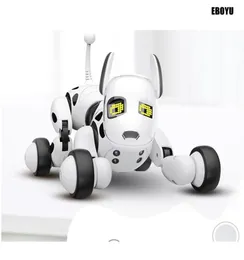 9007A Uppdaterad 24g trådlös RC -hund fjärrkontroll Smart hund elektronisk husdjur Utbildning Intelligent RC Robot Dog Toy G1081659