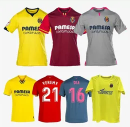 2024年ビジャレアルCF 100th Soccer Jerseys Home Specialientary Aneary Anniars Anniartary Pau Gerard Paco Alcacer Dia A.pedraza Guille Franco Men Kids Soccer Shirt