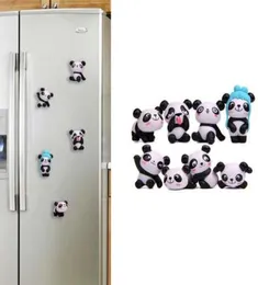 8pcs Cute Panda Magnet Fridge Sticker Decorazione DECRIGRITER MAGNETI SOUVENIR FRIDIO MAGNET BAMBINI GIOCHI