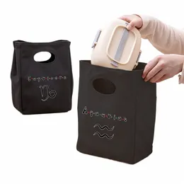 Multifunkti große Kapazität Cooler Bag Csstellati Druck tragbare thermische Lunchbeutel für Männer Frauen Picknick -Lebensmittel -Aufbewahrungsbox Y6MT#