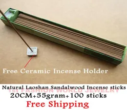 Natural Laoshan Sticks Sandal Wood rökelse 205cm100 pinnar Burning Time 50minute For Home Spa3462029