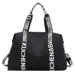 women Travel Nyl Shoulder Bags Large Capacity Casual Tote Handbag Top-handle Bag Fi Tote Crossbody Bag z0Ev#
