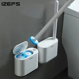 Bruscada de vaso sanitário descartável IZEFS com limpeza de limpeza de parede líquida Ferramenta de limpeza para escova de reposição da cabeça do banheiro Acessórios WC 240416