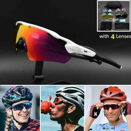 Outdoor 2024 occhiali da sole in ciclismo sportivo UV400 Glassini per lenti polarizzati MTB Goggles uomini donne Ev Riding Sun #9208 9465 20011