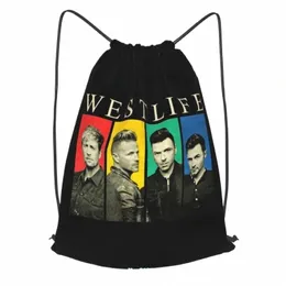 WestLife 20 Tour 2019 Drivestring Backpack Backpack Borsa di stoccaggio Borsa di sport di grande capacità B8CZ#