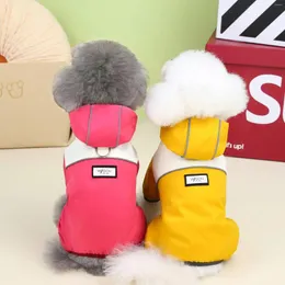 Abbigliamento per cani vestiti per animali domestici salta per pioggia con cappello estate piovoso cappotto impermeabile per gatto perro del l'impermeabile s-xxl