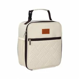 Isolierte Lunchbox -Tasche Thermie Insulati Bag Lunchtasche isolierte Mittagessen Frauen für Arbeit Z3LF#