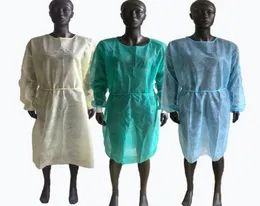 Roupas de proteção não tecidas de vestidos de isolamento descartáveis trajes de roupas de vestidos de proteção ao ar livre Anti -pó de poeira navio por S5734348