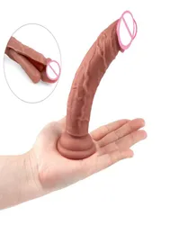 Gerçekçi Penis Cilt Duygu Varma Bardak Dildo Silikon Sexyy Oyuncaklar Kadın Mastürbasyonları için Didlos Dilldo Gode Sadece Yetişkin Sexy2270435