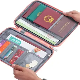 뜨거운 여행 지갑 패밀리 여권 ​​보유자 창조적 방수 문서 케이스 케이스 주최자 여행 액세서리 문서 가방 카드 소지자