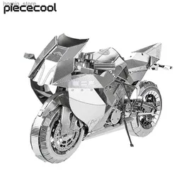 Puzzle 3d kit di costruzione modello di modelli per moto moto 3d puzzle metallo giocattoli creativi fai -da -te per bambini regali di compleanno y240415