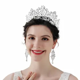 Rhineste Tiaras와 Crowns Crystal Bridal Wedding Hair Jewelry for Women Hair Accories 파티 신부 헤드 ​​피스 신부 들러리 L7M2#