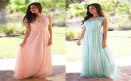 Cheap Country Bridesmaid Dresses Long 2020 Jewel Bohemian Bridesmaids Dress Chiffon Beach Wedding Guest Dress Maid Of Honor Gowns5977806