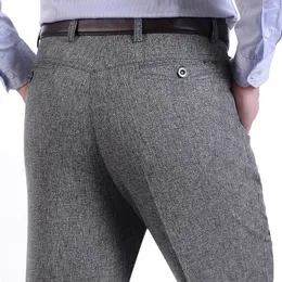 MRMT 2024 бренд мужские брюки для мужчин. Мужчины. Слушанные слабые тонкие штаны для мужчин с прямыми брюками с высокой талией 240415