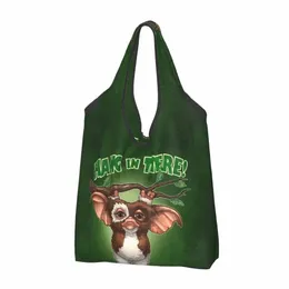 Kawaii Printing Gremlins Shop Tote Mag Сумка портативная покупатель плеч