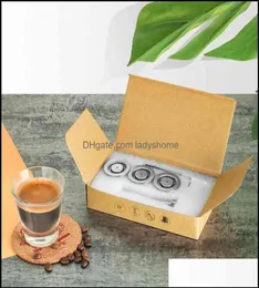 Filtri Coffeeware Kitchen Dining Bar Home Home Gardenicafis Eco-Friendly Packing Capestro riutilizzabile per Nespresso Refilble Pod ES227D5596644