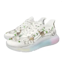 Scarpe casual istantarts adorabili alpaca Sneaker per esterni per donne uomini atmosferici cuscino ad aria camminate piattaforma traspirato