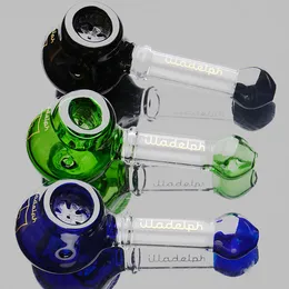 Mini Hammer Smoking Pipe Glass Handle Pipes Dab Rig Hookahs Water Bongs Accessory