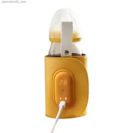 Butelki podgrzewacze sterylizatory# Przenośna grzejnik USB Podgrzewacza mleka samochód karadnik butelek dla dziecka Q240416