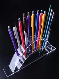 Porta a penna acrilica Pennello estetico Pennello per ombretto a matita Pennello per rossetto per rossetto supporto per supporto per cosmet Porta Crystal Pencil She9309073