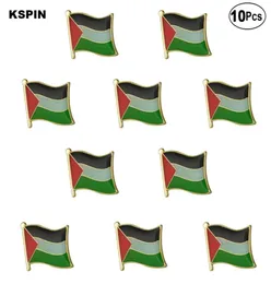 Flag Palestyny ​​Pin Flag Flag Flag Pins Bról Pins Badges 10pcs Lot3920472