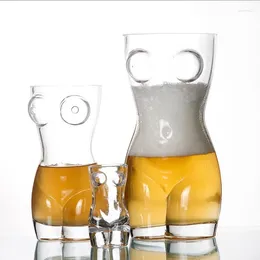 Wine Glasses Whiskey Body Shape Glass Cup Unique Creative S Sexy Lady Men Big Chest Beer Durable Double Wall Coffee Juice Mug