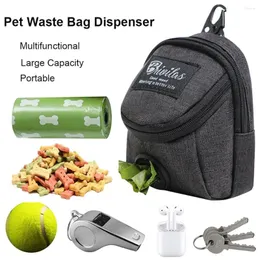 Dog Carrier Pet Treat Pouch Portable Multifunction Training Bag Outdoor Travel Poop Dispenser Durable Accessories