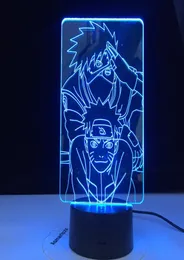 Naruto Uzumaki e Kakashi Nightlight per la camera da notte decorativa per la lampada da notte a led per bambini personalizzare Drop2084052