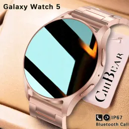 시계 2023 Bluetooth Call SmartWatch Women 120+스포츠 주문 다이얼 GPS 모션 트랙 1.28 인치 스크린 스마트 워치 갤럭시 워치 5