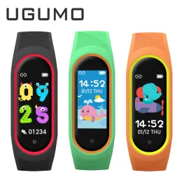 Watches UGUMO Children's Smart Watch Fitness Bracelet Heart Rate Blood Oxygen Monitoring Beautiful Smartwatch for Kids Gift