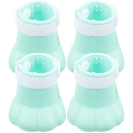 Cat Costumes 4 Pcs Silicone Foot Cover Shoes For Cats Use Nail Covers Boots Only Adult Silica Gel