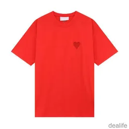 Mens T-Shirts 2023 En Yeni Erkek Kadın Tasarımcısı Lüks Amis T Shirt Moda Erkekler Sabit Tshirt Adam Giyim Tees 1N18 L9OC