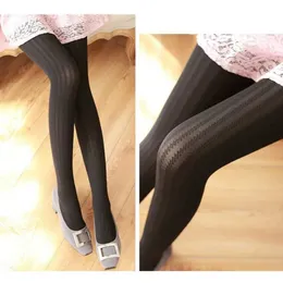 Sexy Socks 140d Women New Design Velvet Jacquard Pantyhose Spring Winter Autumn Wheat Ear Love Pattern Sexy Medium Thick Tights Collocation 240416