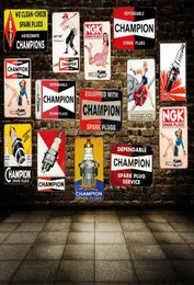 2021 Motoröl Garage Teller Retro Metall Malerei Zinnschild sexy Mädchen Wandkunst Home Pub Man Cafe Garagen Dekor Poster Cuadros Plaque1109424