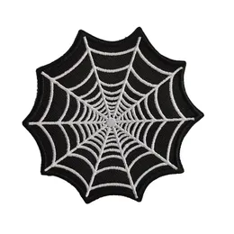 Spider Web Shape Patch broderat järn på seiwng kläder patchar applikationer för jacka västpåse t-shirt