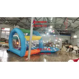Mascot Costumes Transparent Bubble Iatable Tent Rotating Air Model Camping Mobile House Manufacturer Customization