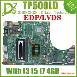 Scheda madre kefu tp500ln mainboard per asus tp500 tp500l tp500ld tp500la r554l r554la laptop motherboard cpu i3 i5 i74500u 4GB EDP o LVD