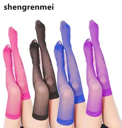 Sexy Socks Shengrenmei 2019 Sexy Medias Women Girl Stockings Thigh High Stocking Over The Knee Hosiery Big Small Mesh Dropshipping 240416