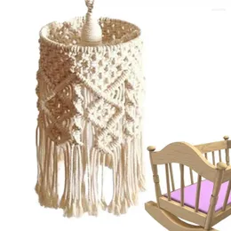 Arazzi creativi bohémien macrame muro di arazzi a mano pendenza il lampadario paralume per la casa del caffè da sposa decorazione del matrimonio.