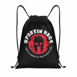 Spartan Race Sparta Spirit Drowpack Backpack Women Men Sport Gym Sackpack Borse Portable Shop SACK O3PW#