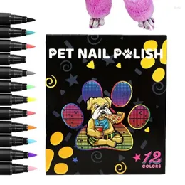 Dog Apparel Nail Art Drawing Pen Pet Kit For Quick Dry Manicure Dogs Cats Parrots Rabbits And Other Pets