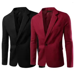 Erkekler Takım Müthiş Suit Coat Ceket Kış Blazer Pure Renk Renkli Bahar Yıkama ve Aşağı