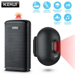 Campanelli kerui dw9 wireless vialewway asecy waterproof motion detector pir motion warage welicle allarming allarming walec -system system system pattuglia