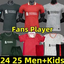 24 25 soccer jerseys Salah Szoboszlai DARWIN Mac Allister Luis Diaz A. BECKER Konate GAKPO Diogo J. Elliott ENDO fan player version men kids kits 2024 2025 football shirt